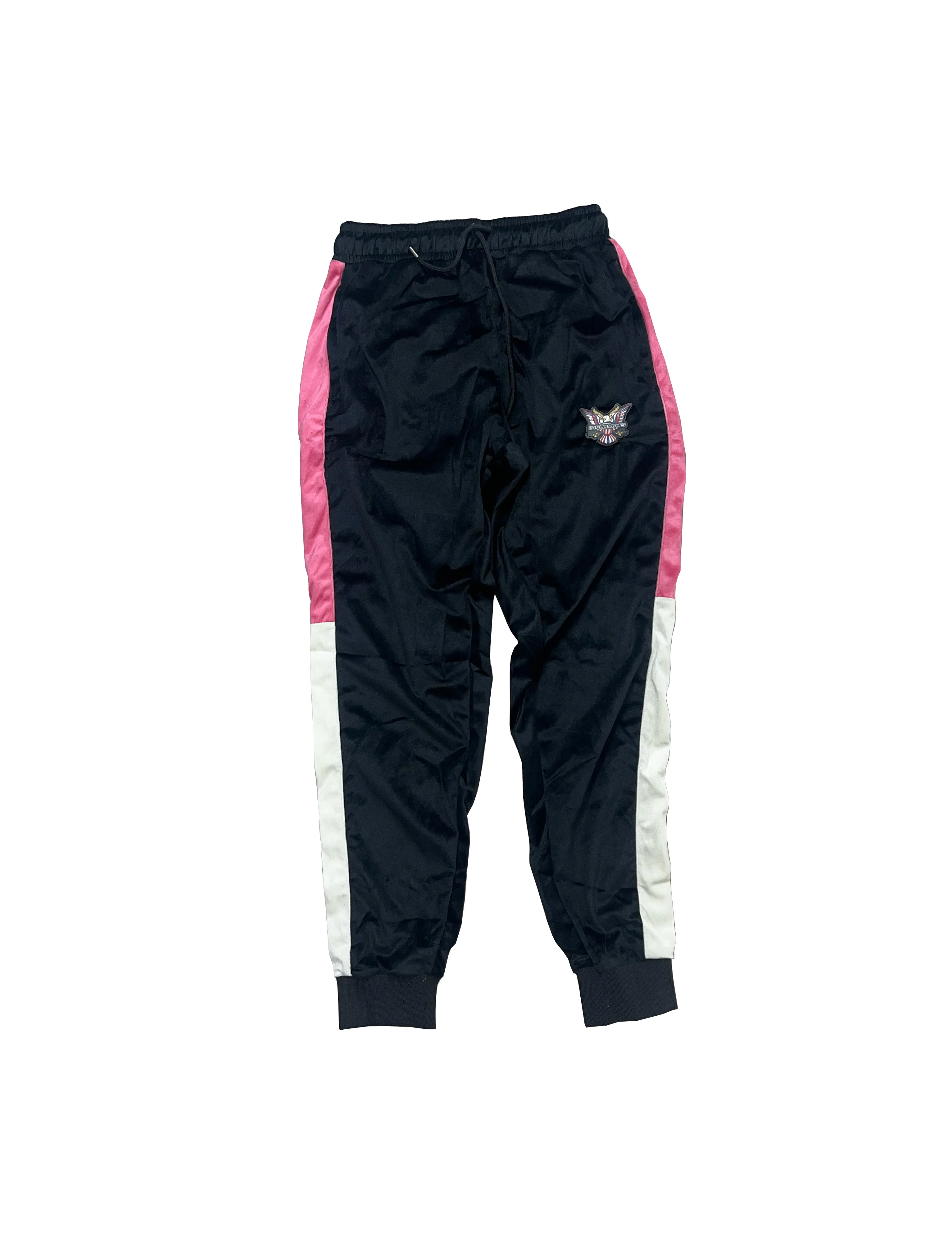 Dipset Couture Pink Half White Velour Suit - Image 3