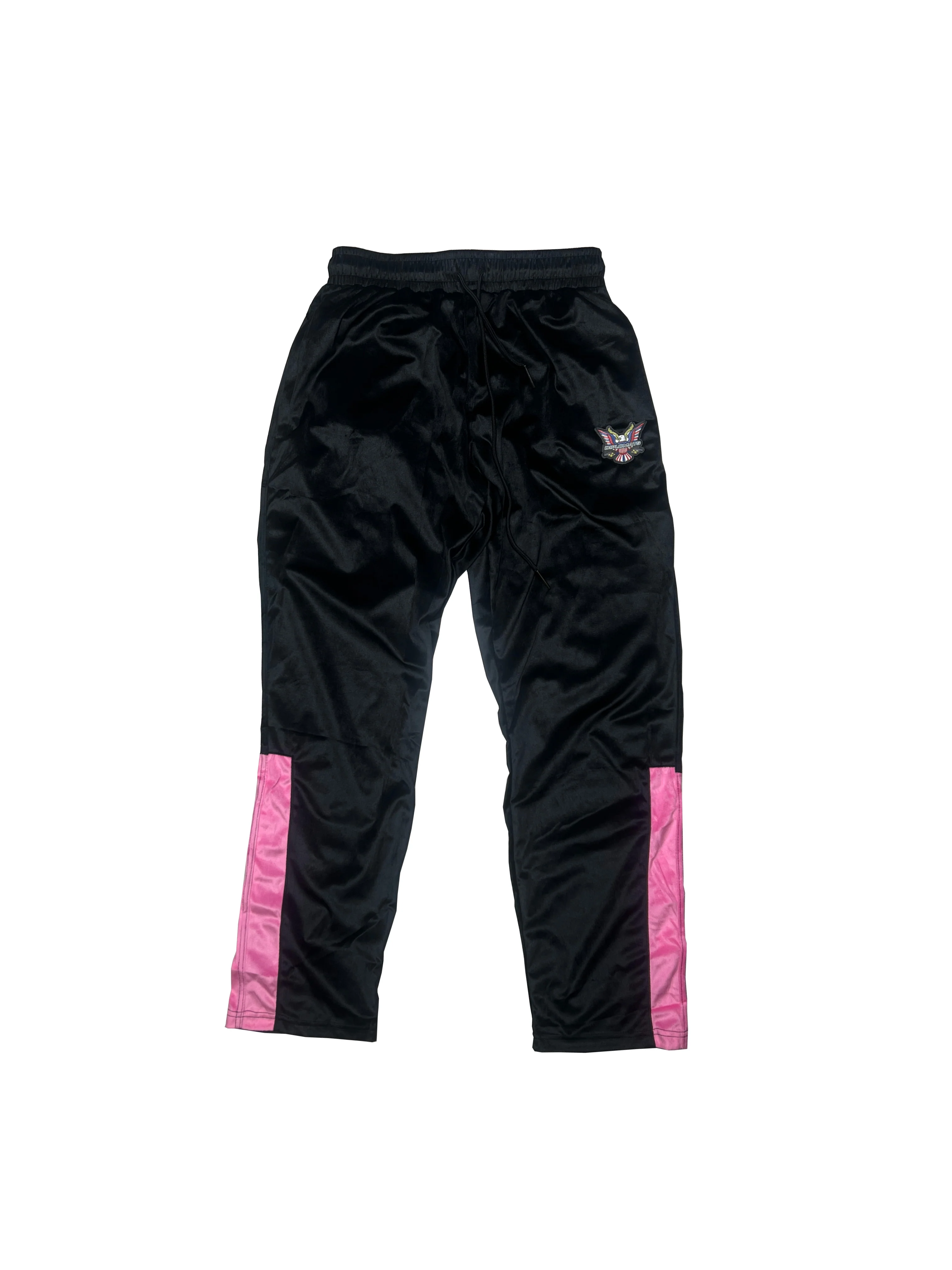 Pink Strip Velour TRack Suit - Image 3
