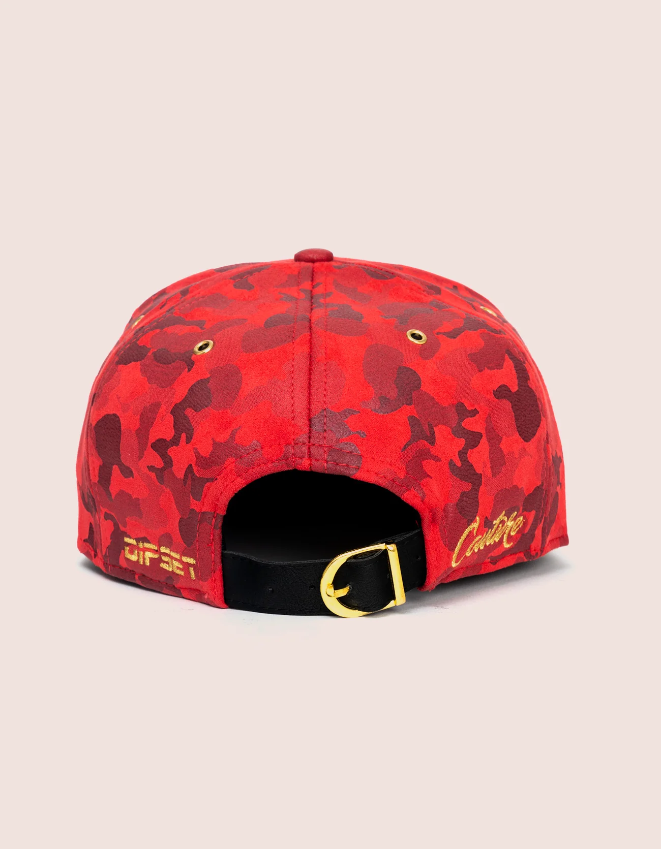 RED SUEDE CAMO STAR OG HAT - Image 3